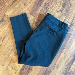 Loft - Curvy Skinny Ankle - Size 10 - Women’s Trousers Work Pants - Black